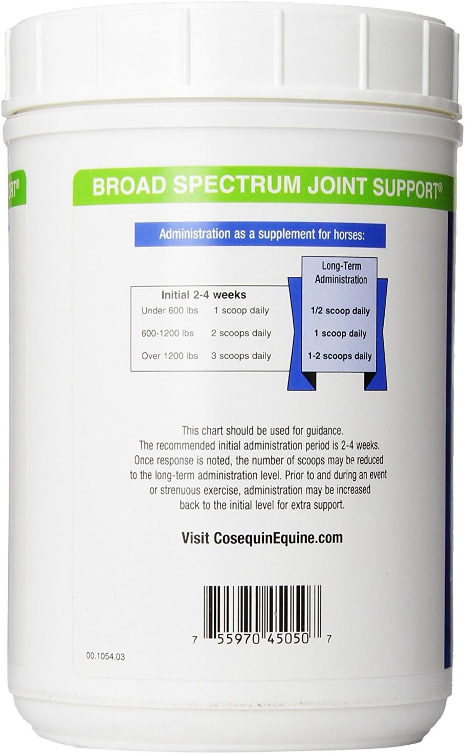 Nutramax Cosequin ASU Joint Health Supplement for Horses - Powder with Glucosamine, Chondroitin, ASU, and MSM, 1320 Grams