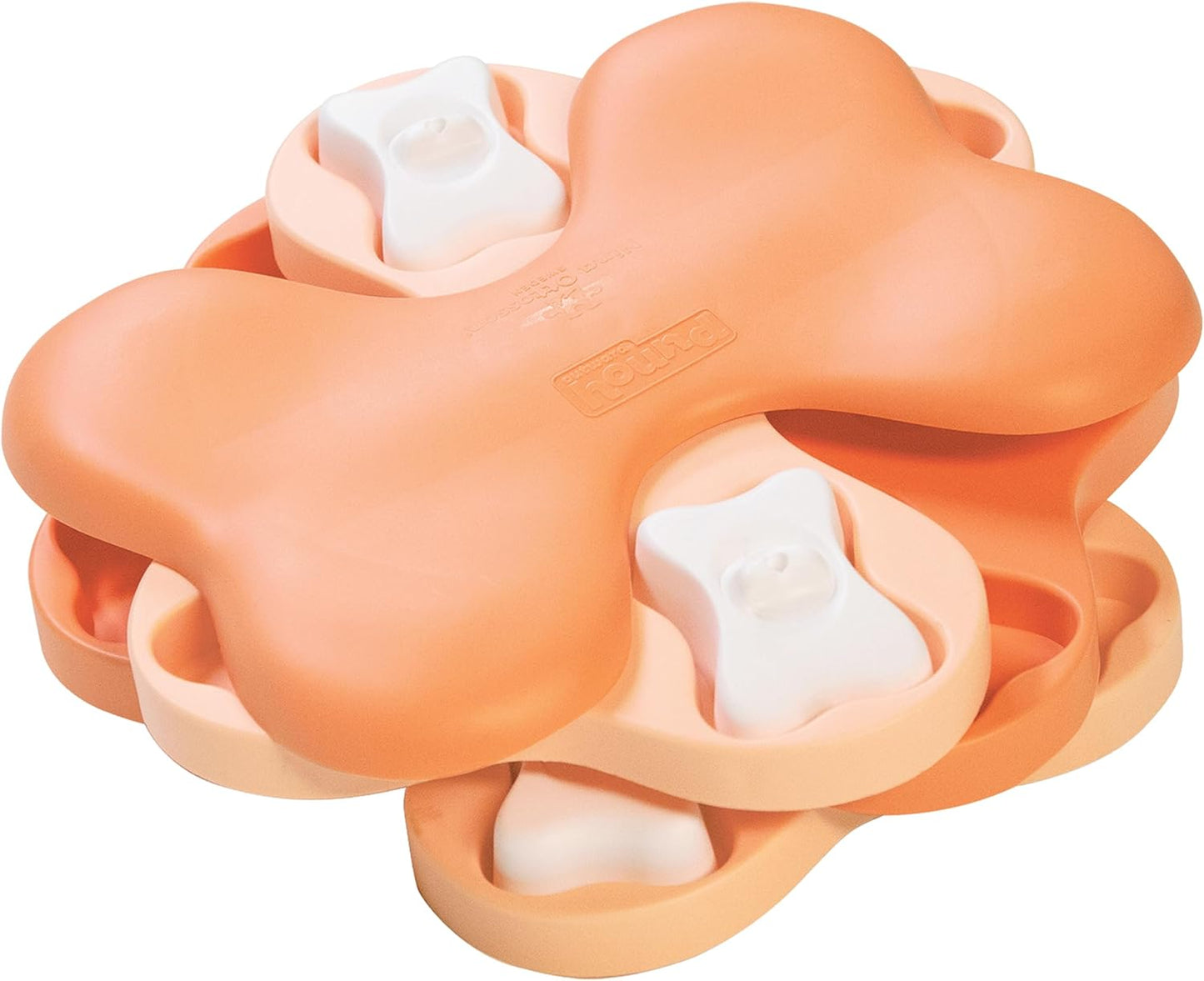 Outward Hound Nina Ottosson Puppy Tornado Dog Puzzle Interactive Treat Puzzle Dog Enrichment Dog Toy for Puppies, Level 2 Intermediate, Pink