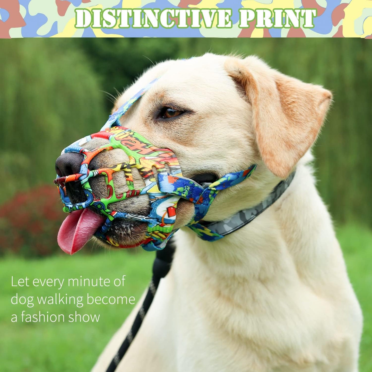 BARKLESS Dog Muzzle, Silicone Basket Muzzle for Small Medium Large Dogs, Soft Cage Mouth Cover Prevent Biting Chewing, Allow Drinking Panting, Suitable for German Shepherd