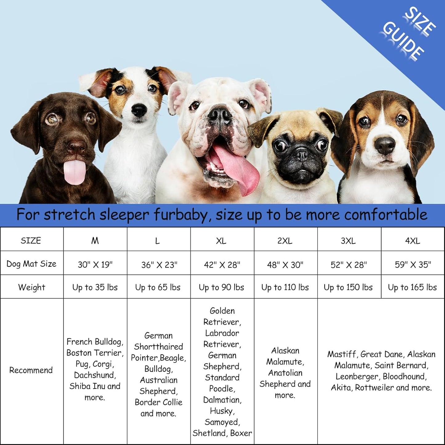 Bubble bear Dog Crate Mat - Upgraded Thick, Ultra Soft, Washable & Anti-Slip Kennel Pad for Small/Medium/Large Dogs, Dark-Hued to Hide Stains (59"x35")