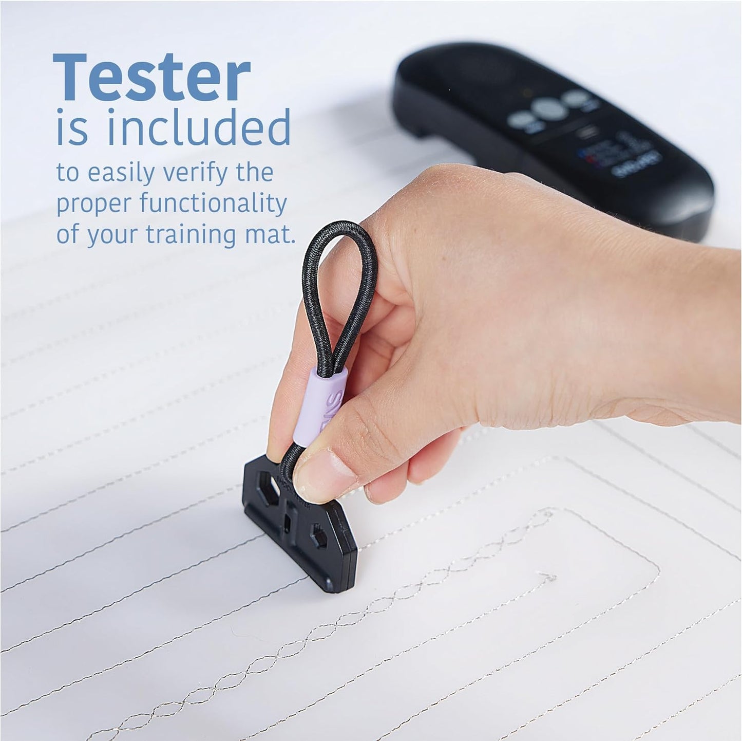 SVD.PET Pet Training Mat with Tester, 60" X 12", Pet Shock Pad, Dogs & Cats Electronic Repellent mat for Indoor, 3 Training Modes, 5 Levels, Pet Safe Mode (Black Controller)