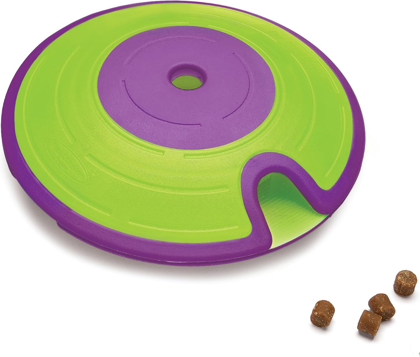 Outward Hound by Nina Ottosson Dog Treat Maze Dog Puzzle Enrichment Toy, Level 2 Intermediate, Green