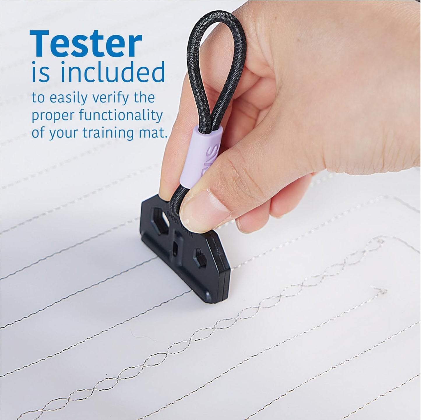 SVD.PET (2-Pack Pet Training Mat with Tester, Pet Shock Pad, Dogs & Cats Electronic Repellent mat for Indoor, 3 Training Modes, 5 Levels, Pet Safe Mode (White controler 48" X 20")