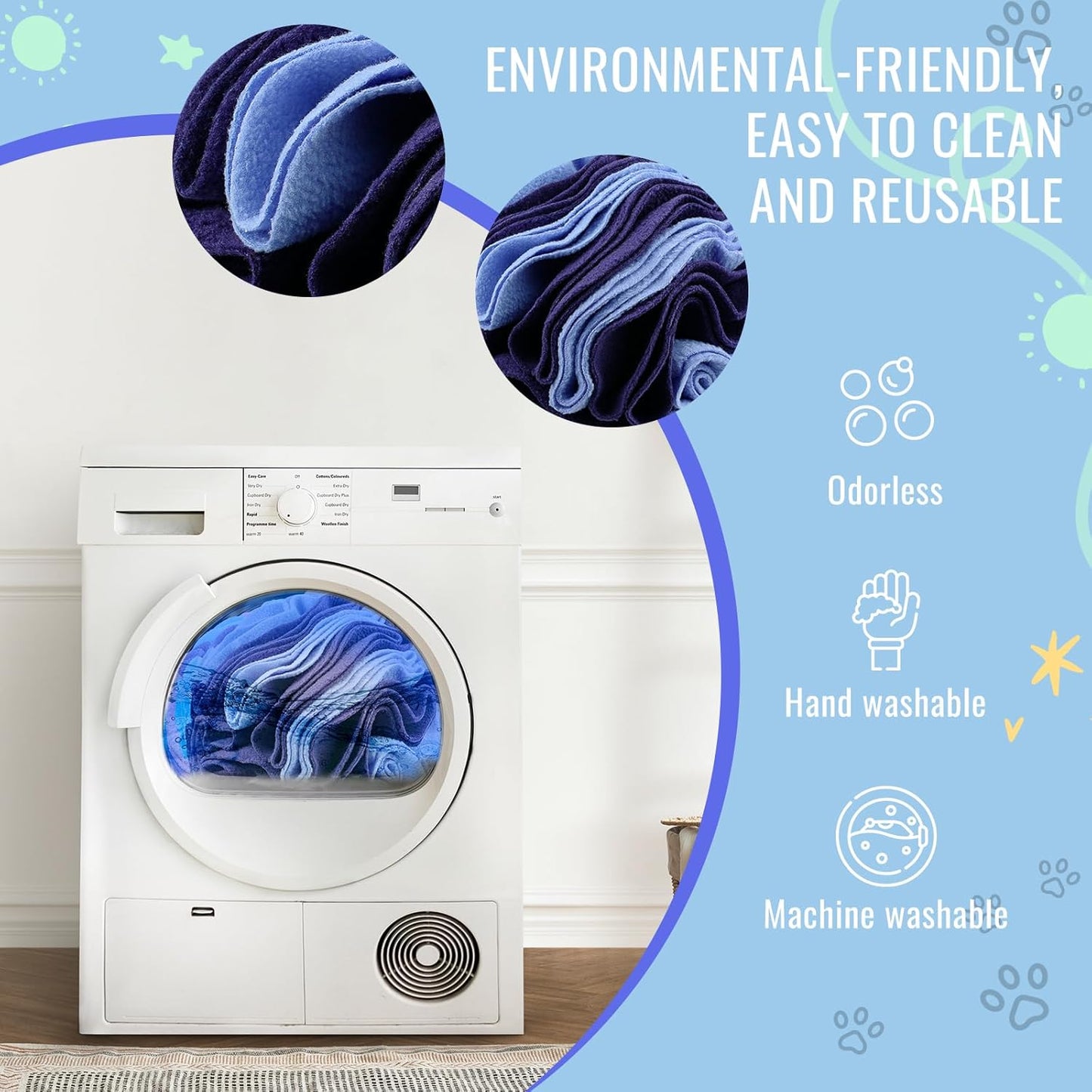 Pet Snuffle Ball, Puzzle Sniffing Interactive Dog Ball for Blind Dogs Training Stress Relief Dog Enrichment Toys Treat Machine Washable (15cm, Gradient Purple)