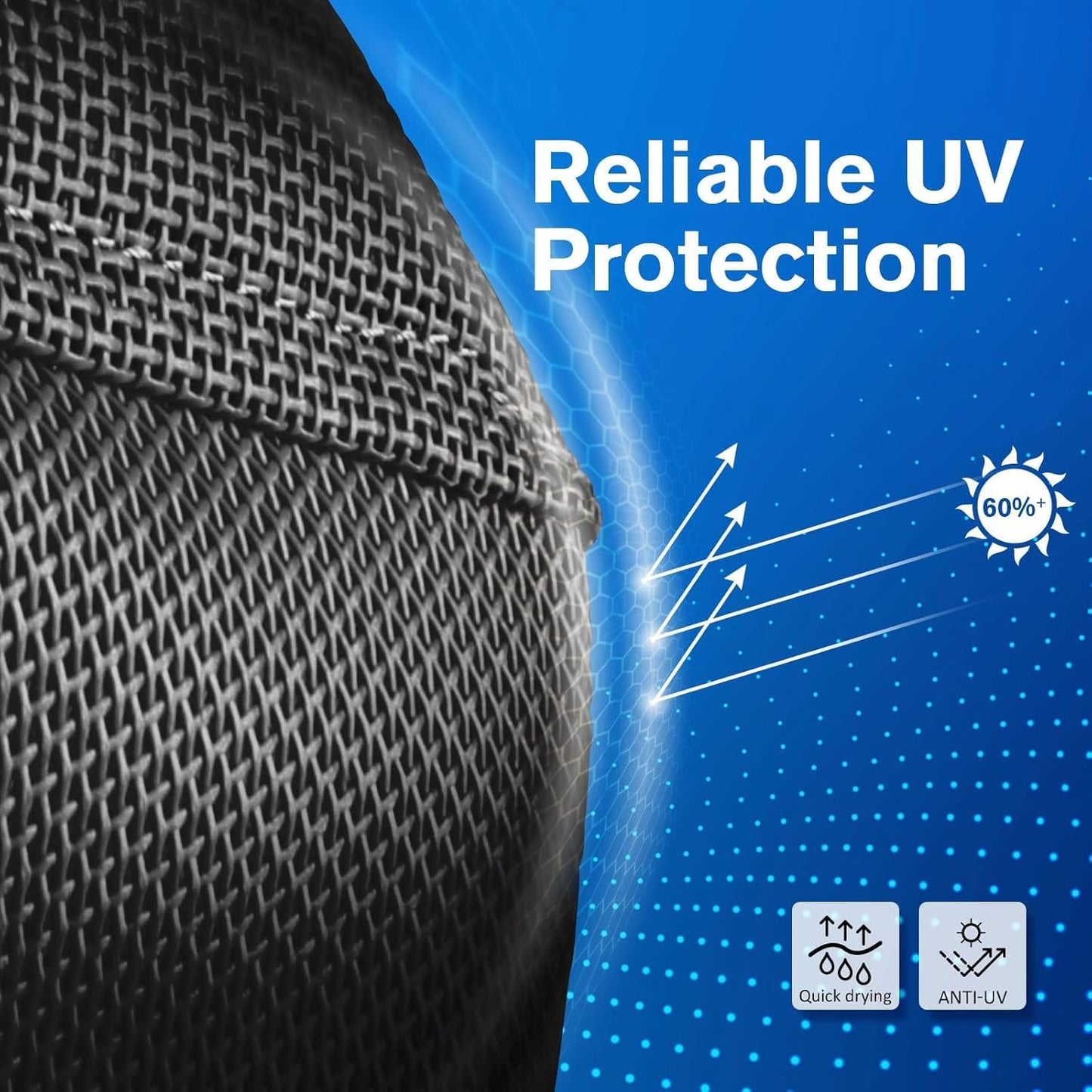 Harrison Howard UV-proof Multi-Function Fabrics Thick Fleece Padding Horse Fly Mask Half Face with Ears Black Yearling Small