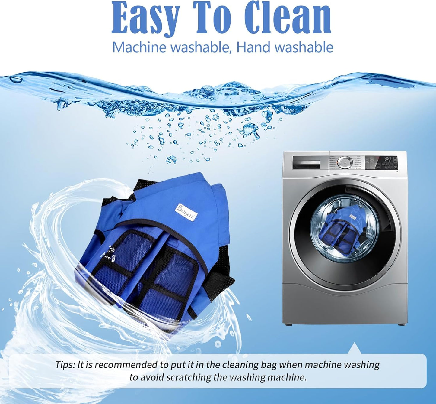 Navy Blue Small Cat & Dog Outdoor House Tent - Waterproof, Washable & Multipurpose - Ideal for Cats, Dogs & Bunnies