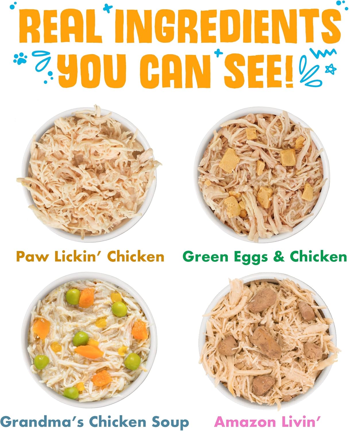 Weruva Classic Cat Food, Variety Pack, Paw Lickin' Pals Wet Cat Food, 3oz Cans (Pack of 24)