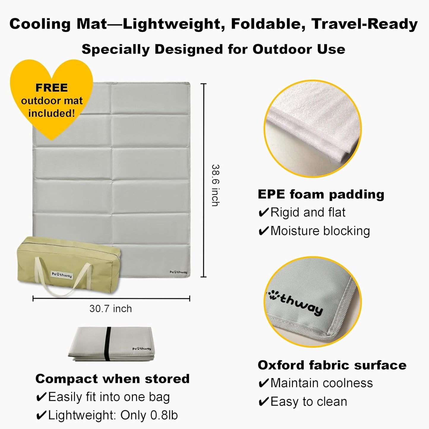 Dog Tent Cotton Fabric, Aluminum Poles and Camping Mat, Outdoor Weatherproof, Dog House Outdoor, Breathable with 2 Side Windows, Portable and Collapsible (Green, Large)