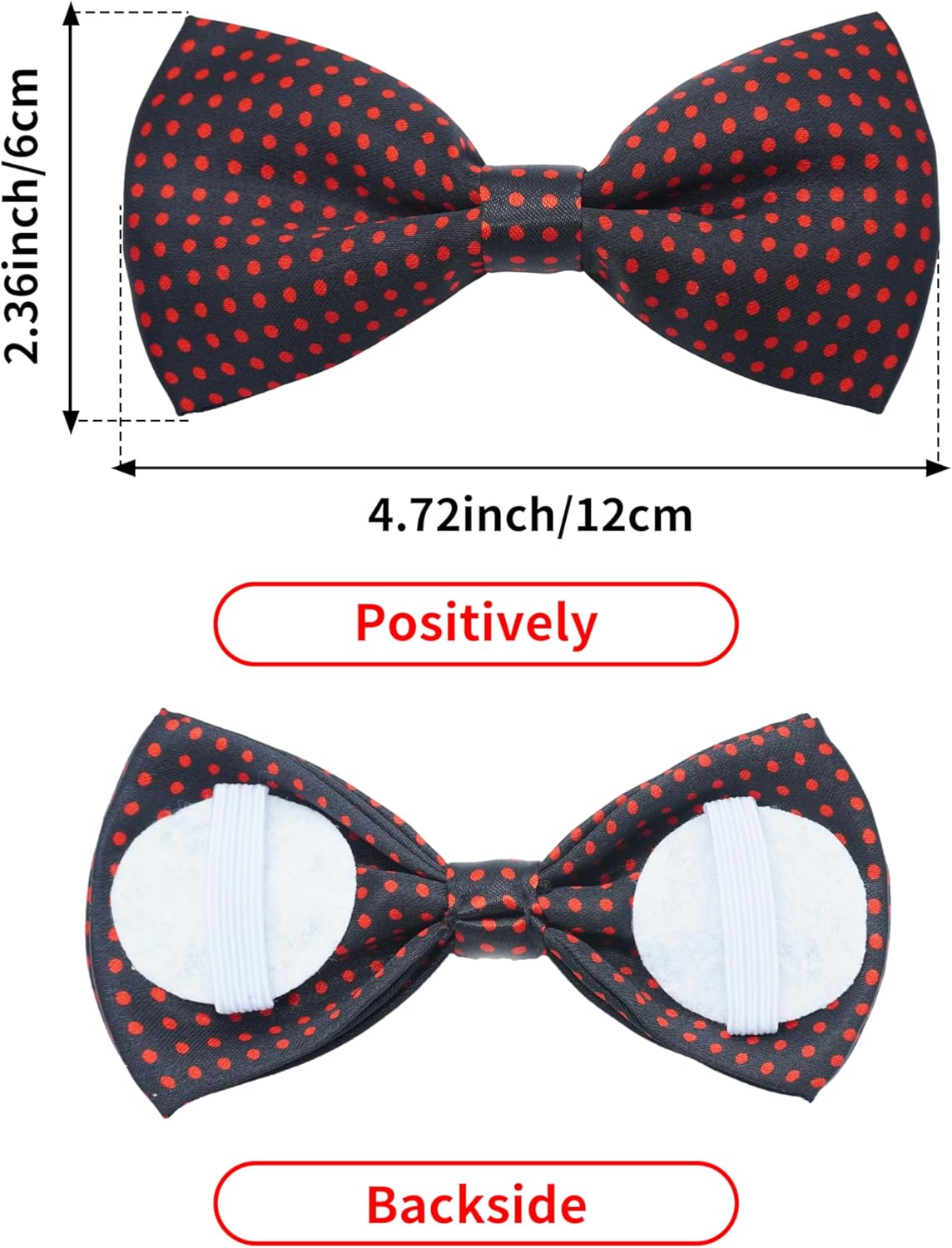 PET SHOW 10 Pack Pet Big Dogs Collar Embellishment Attachment Bow Ties for Medium Large Dogs Collar Charms Accessories Slides Bowties for Birthday Wedding Parties Assorted A Style Assorted B Styles