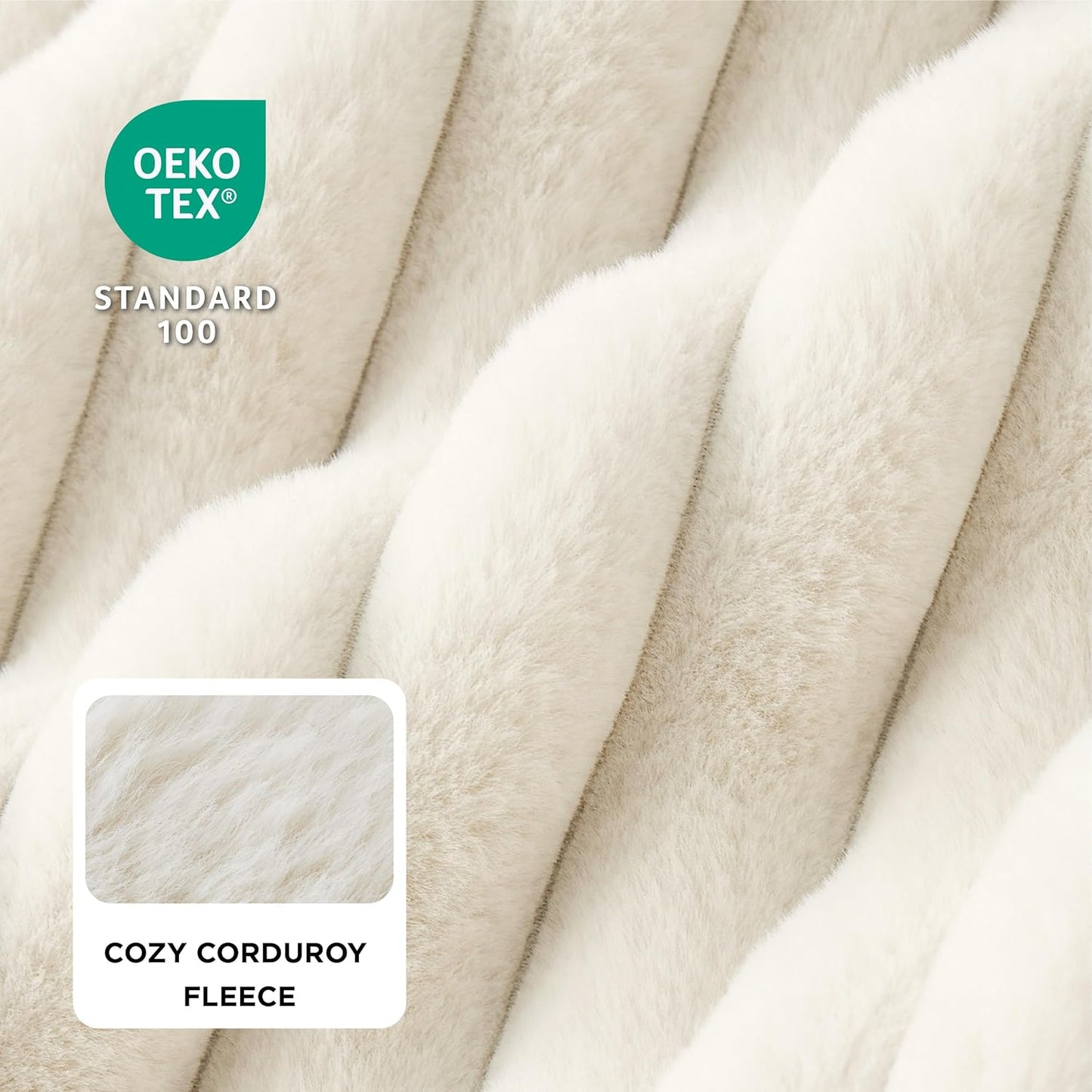 Bedsure Orthopedic Dog Bed for Small Dogs, Waterproof Memory Foam Small Pet Beds with Sides, Non-Slip Bottom and Egg-Crate Foam Medium Dog Couch Sofa with Washable Removable Corduroy Cover, Cream