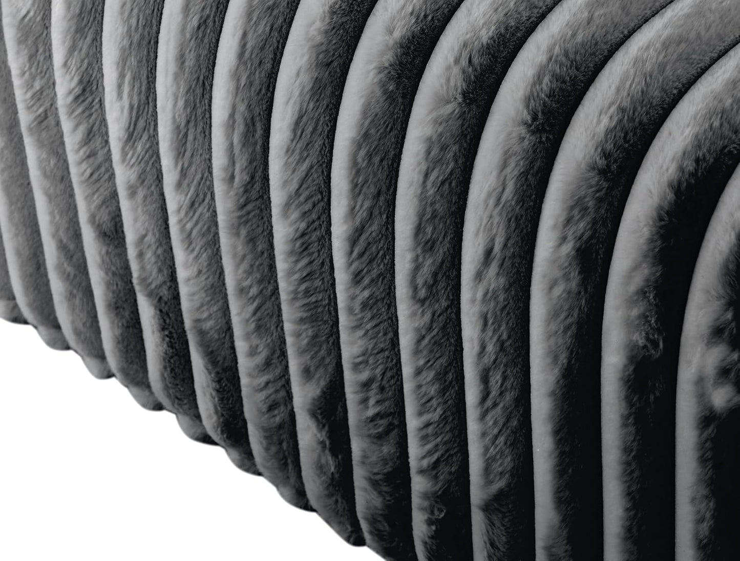 Storage Bench Pet Supplies Corduroy Bench Cat's nest to Hide for The Living Room, Entryway and Bedroom (Black)