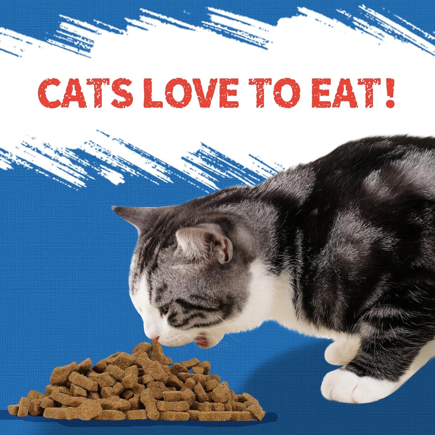 Just Try 16 OZ Tuna Cat Treats for Indoor Cats Training Treats with Real Tuna Omega-3 for Cats Joint Support & Skin Coat Health & Dental Care