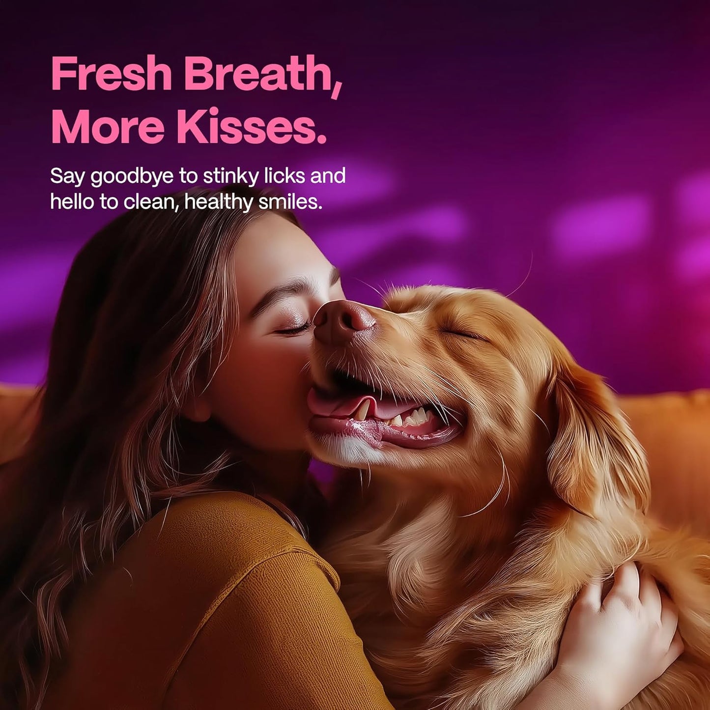 DOCO Dog Teeth Cleaning Wipes Dental Finger Wipes for Cats & Dogs Remove Plaque & Tartar, Freshen Breath, No Rinse, Easy & Effective Pet Tooth Cleaning Kit for Oral Care, Bacon Flavor, 50 Count