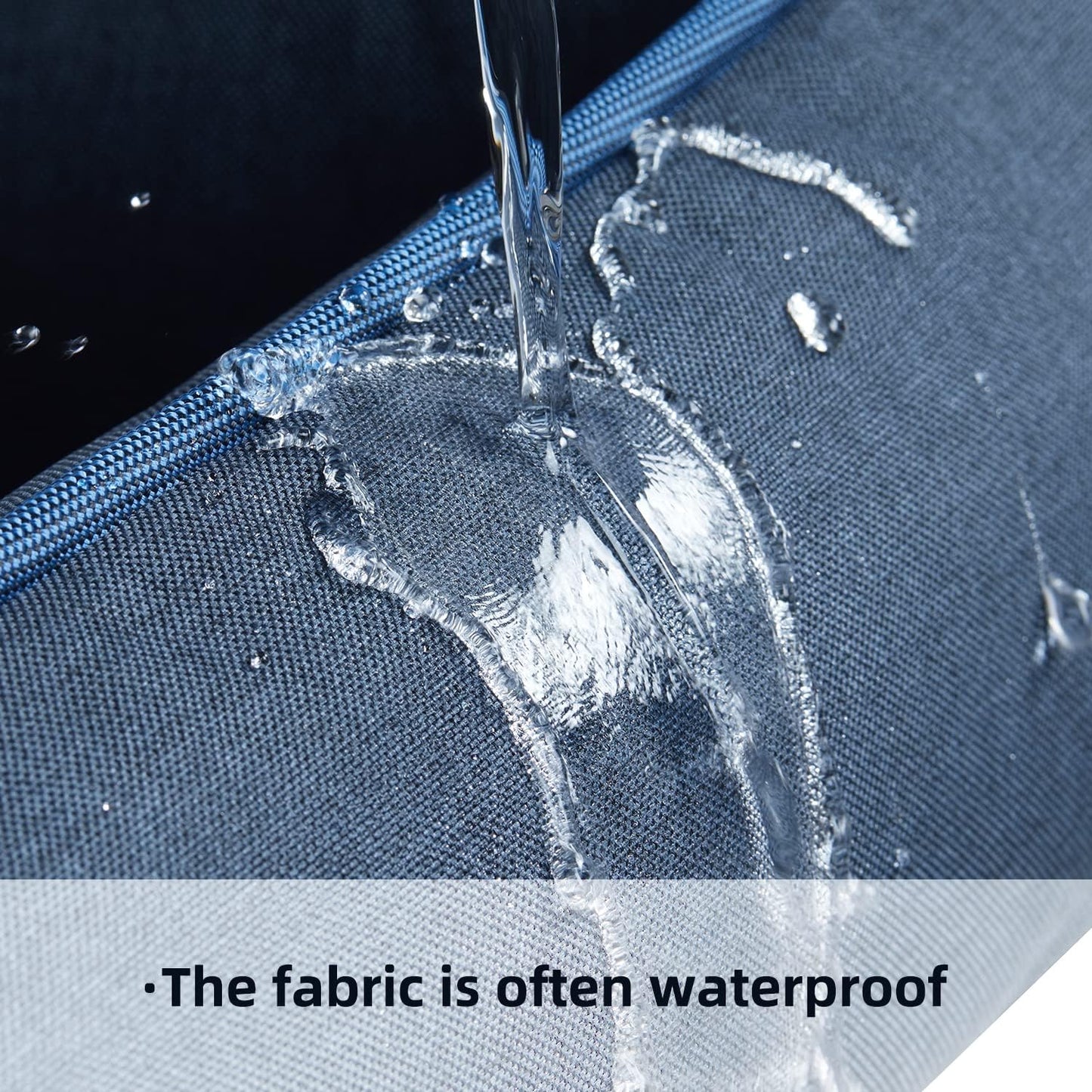 Orthopedic Dog Beds for Medium Dogs, Durable Egg Crate Foam Sofa Dog Bed wit Washable Removable Cover,Waterproof Lining,Pet Bed for Large Dogs (Peacock Blue, 31.5" L x 25.2" W x 7" Th)