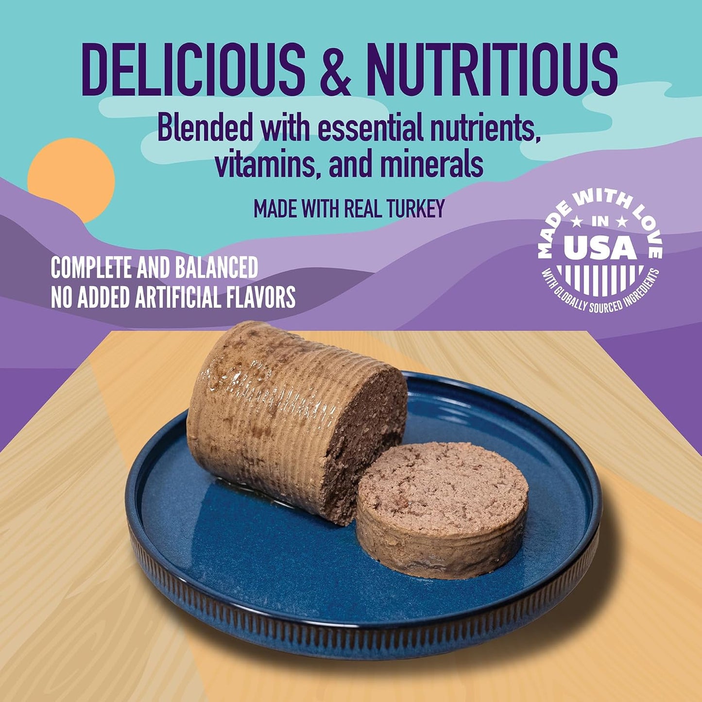 A Strong Heart Canned Wet Cat Food, Special Supper Dinner - 13.2 oz Cans (Pack of 12), Made in The USA with Real Turkey & Fish