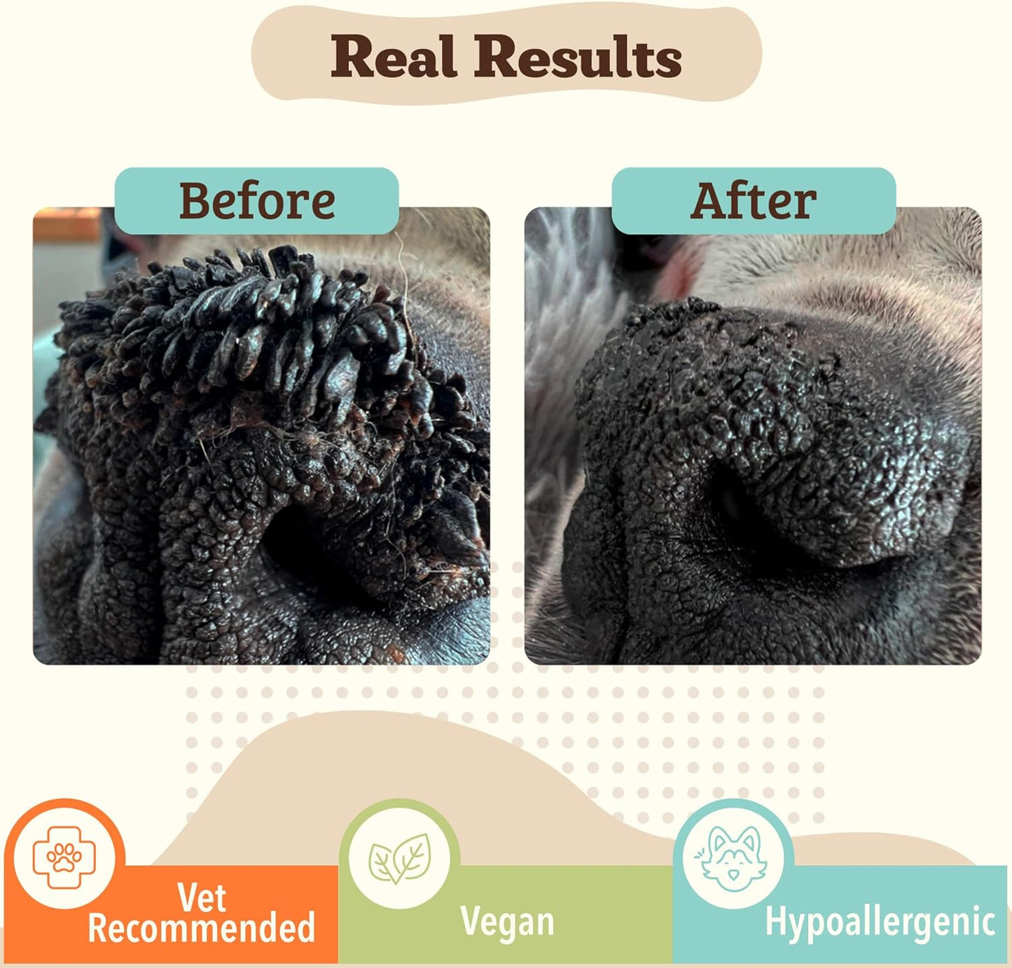 Natural Dog Company Snout Soother, Dog Nose Balm, Wax & Cream for Dry, Cracked Noses, Heals & Moisturizes with Shea Butter & Coconut Oil, Lick-Safe Nose Butter, Made in USA, 1 oz. Tin