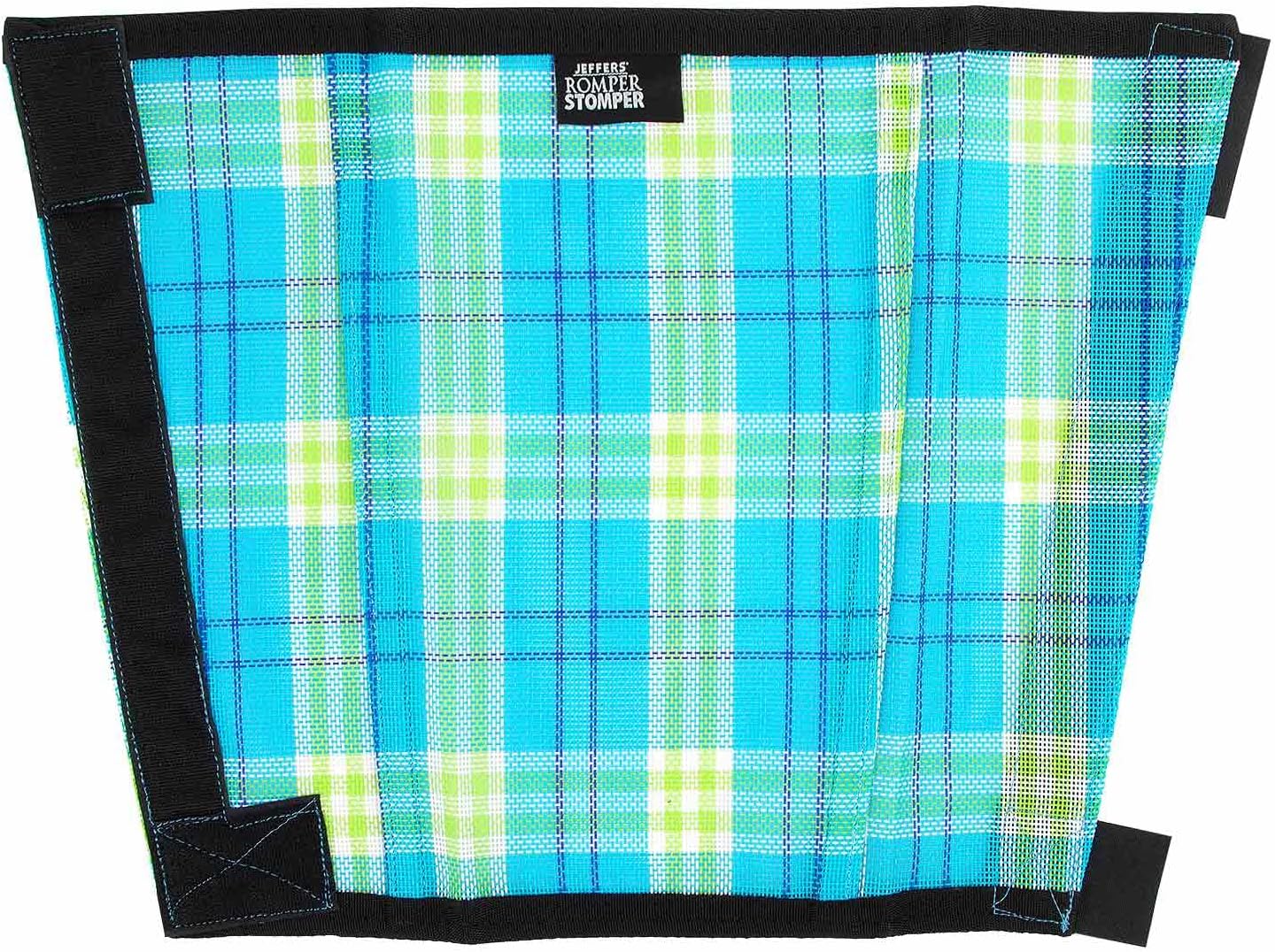 Jeffers Romper Stomper Fly Boots for Horses - Grey, Large – Breathable Mesh Leg Wraps for Insect Protection, Stable Accessories for Summer Turnout, Ride Gear, Horse Hoof & Leg Care - 4 Pack