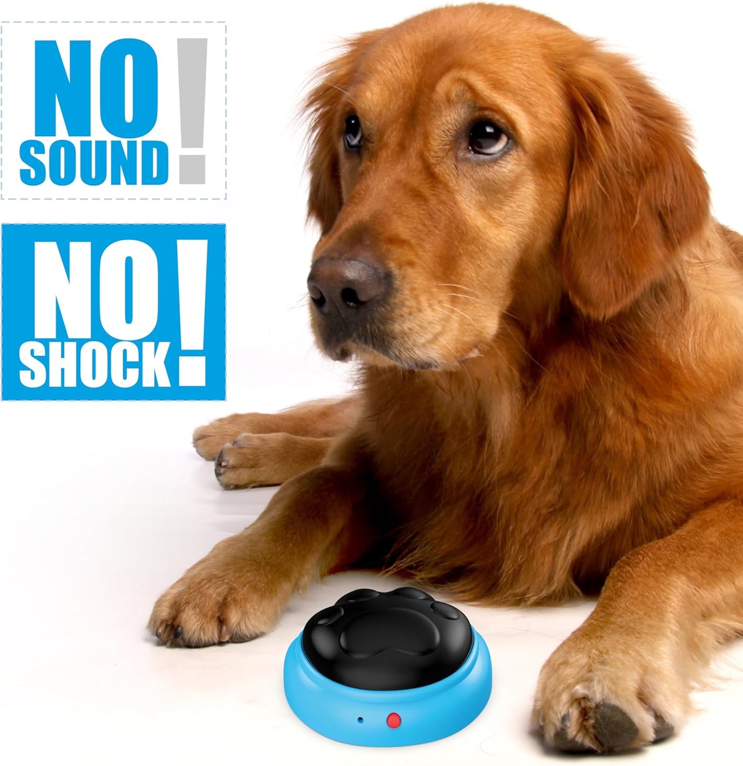 Dog Puzzle Feeder Toy, Automatic Dogs Treat Dispenser,Interactive IQ Training, Dog Slow Feeder,Remote Button Treat Dispenser,All Breeds,Large Capacity with Light (Blue)