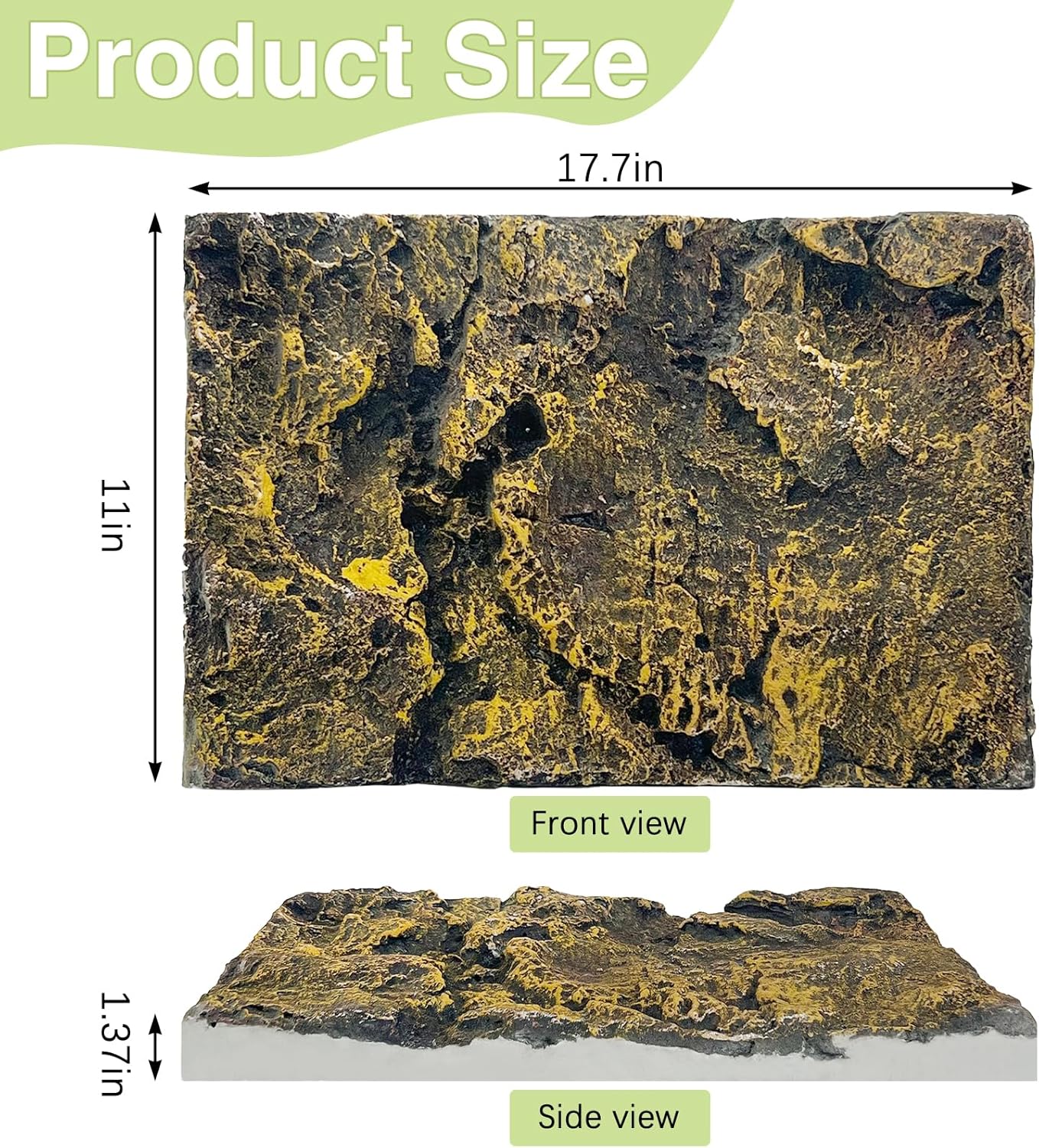 Hamiledyi Rock Terrarium Background Reptile Tank Backgrounds Snake Habitat Decoration Leopard Gecko 3D Wall Backdrop Aquarium DéCor Backgrounds for Lizards Bearded Dragons Tortoises Tree Frogs