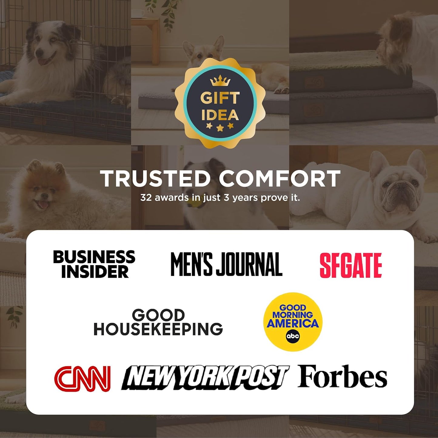 Bedsure XXL Dog Bed for Large Dogs - Orthopedic Flat Giant Pet Beds with Removable Washable Cover, Jumbo Egg Crate Foam Mat, Suitable for Pet Up to 150 lbs