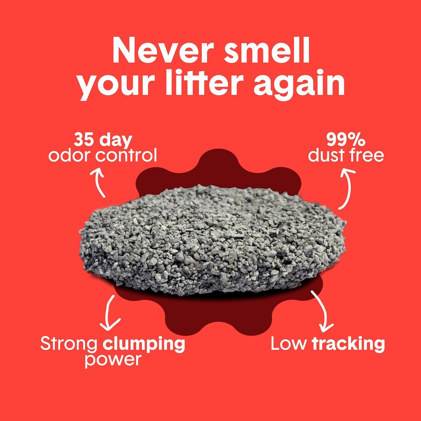 Boxie® Extra Strength 35 Day Odour Control Clumping Clay Cat & Kitty Litter 16lb, 99.9% Dust-Free, Probiotic Formula, Long-Lasting, Veterinarian Approved, Easy Scooping for Multi-Cat Homes