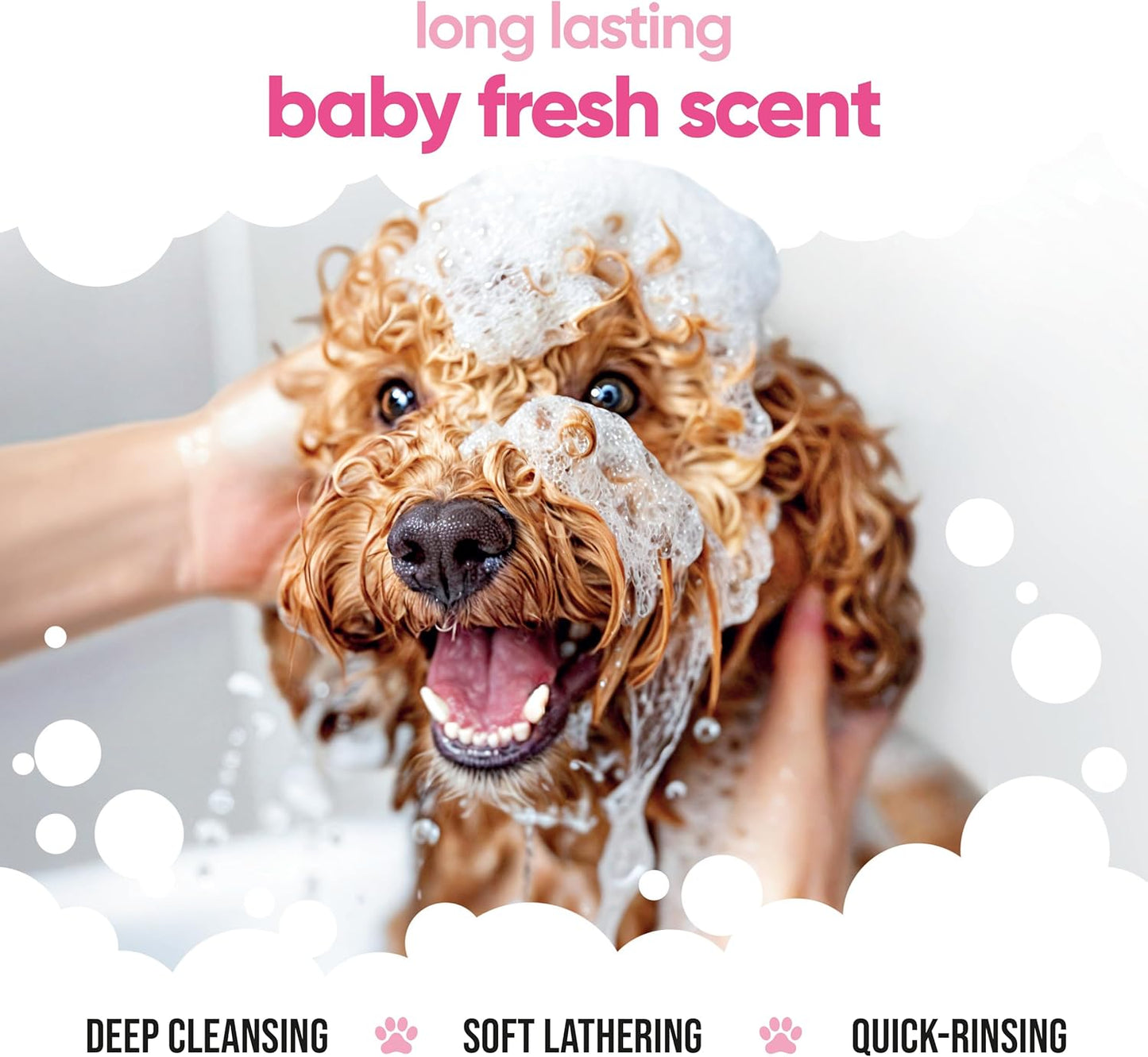 Baby Fresh Dog Shampoo by Buddycare | Deep Cleansing Shampoo for Dogs | Fresh Scented | with Aloe Vera and Pro Vitamin B5 (50.72oz)