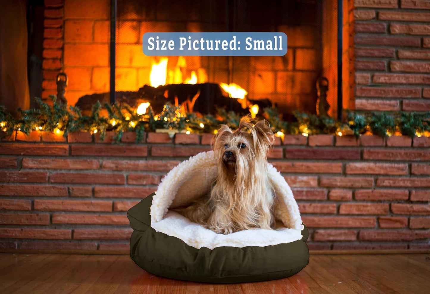 Small Snoozer Cozy Cave, Olive