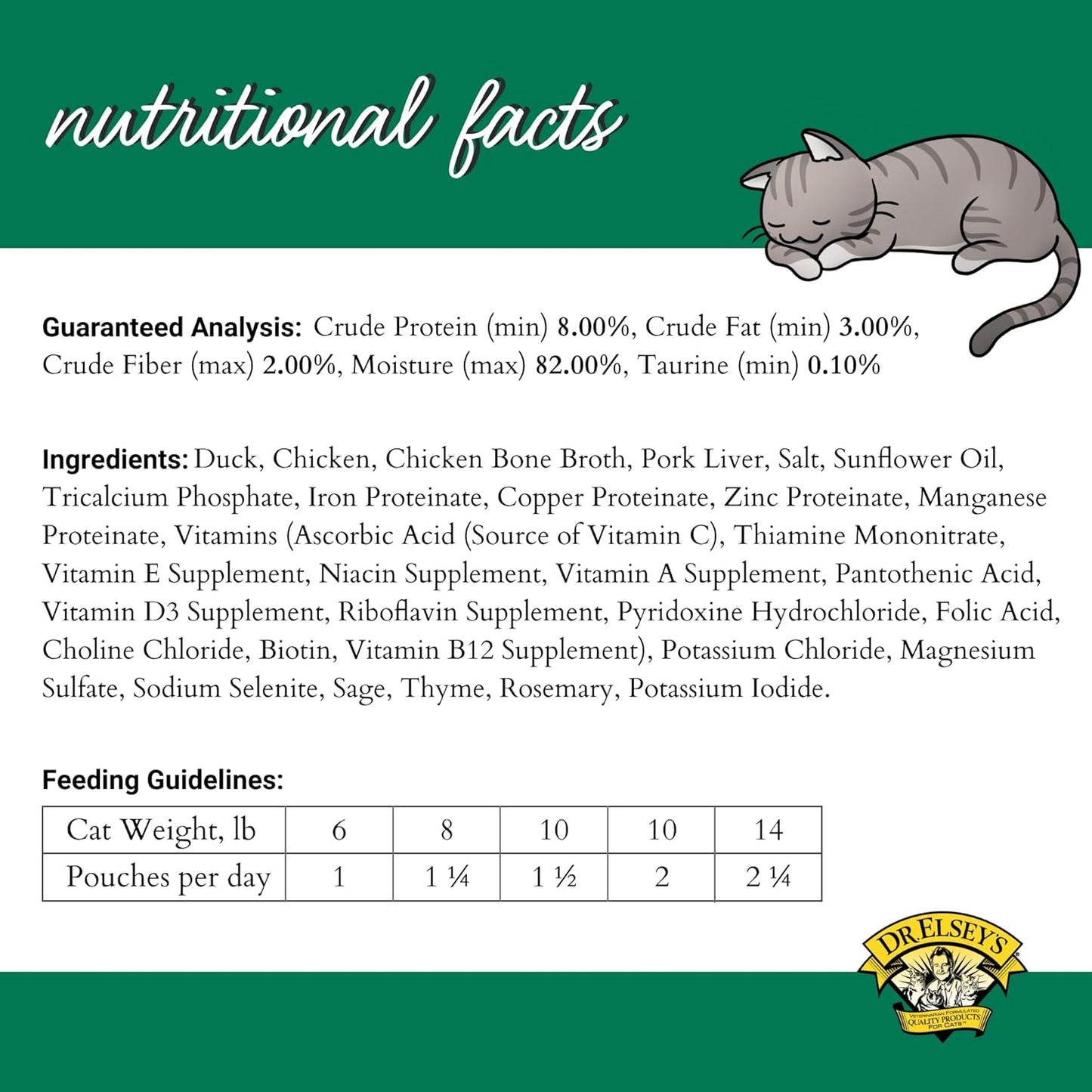 Dr. Elsey's® cleanprotein® Duck & Chicken Homestyle Recipe All-Meat Pouch (Pack of 12)