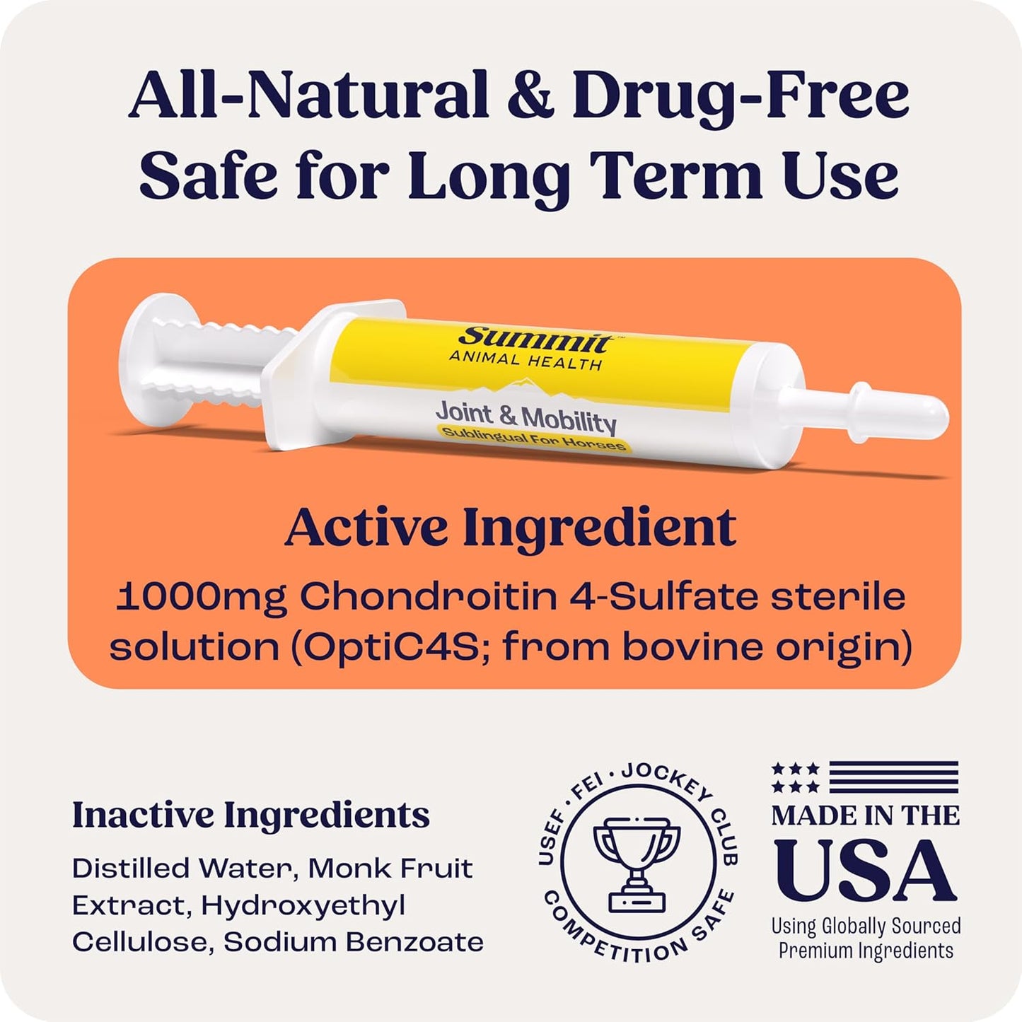 Joint & Mobility Sublingual for Horses, 4pk