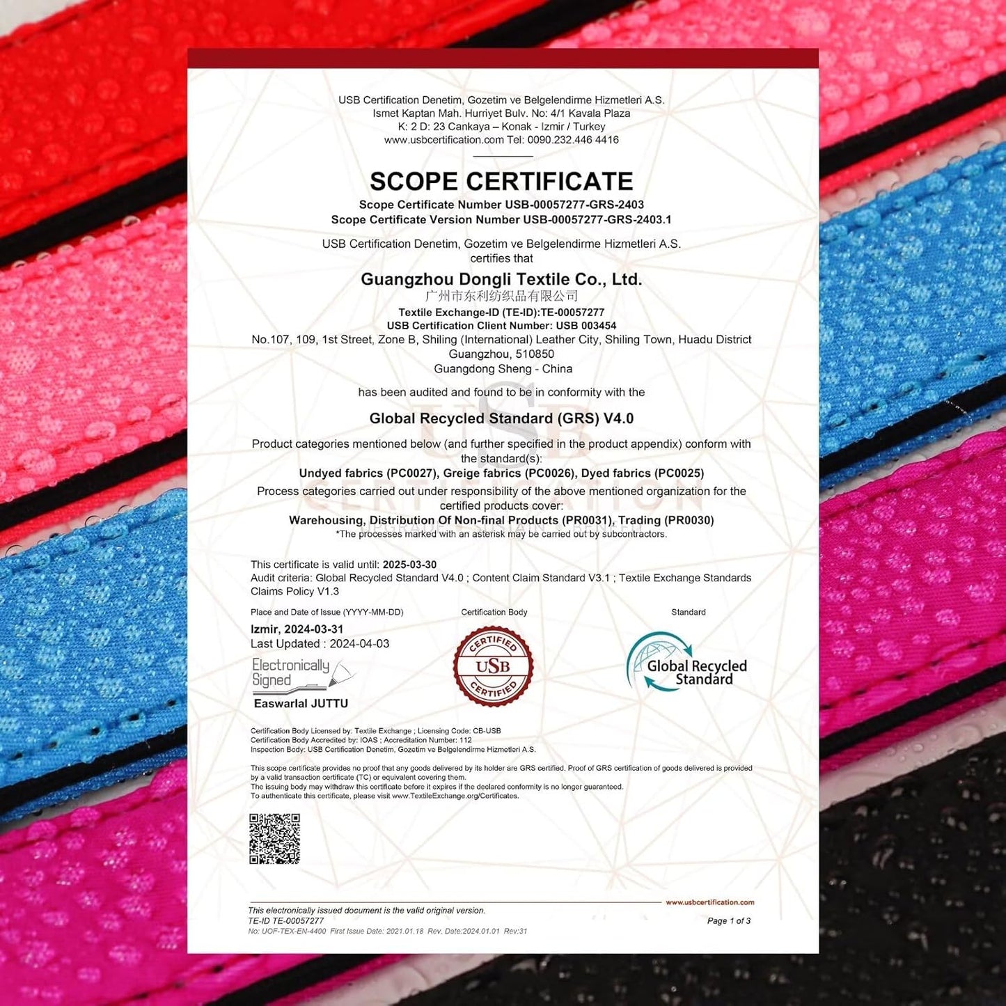 Didog Soft Padded Dog Collars for Medium Dogs, Colorful and Durable Dog Collar with Quick Release Buckle, Light and Breathable for Daily Walking, Blue, M