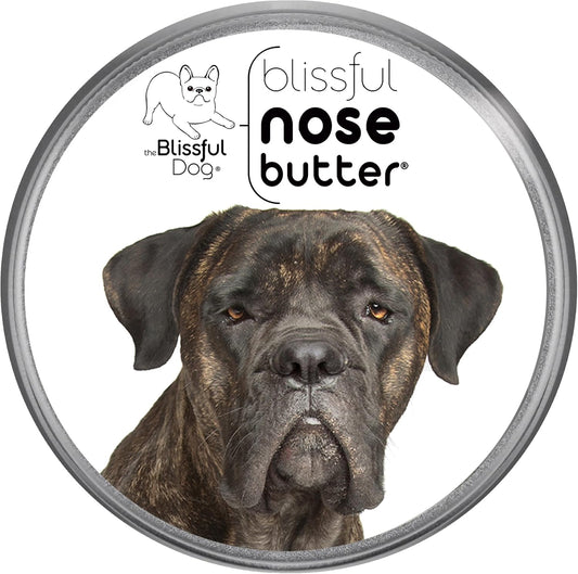 The Blissful Dog Cane Corso Nose Butter for Dry, Cracked Skin, Lick-Safe Dog Nose Balm with Moisturizing Shea Butter, Almond, Olive, and Essential Oils, Pet Supplies, Uncented, 4 oz.