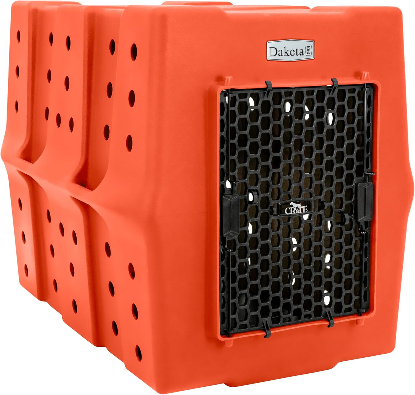 Dakota 283 Crate - Canine Rough and Tough Economy Kennel (Orange, X-Large)
