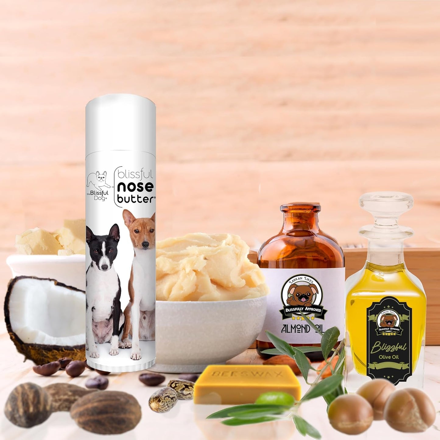 The Blissful Dog Basenji Unscented Nose Butter - Dog Nose Butter, 0.50 Ounce