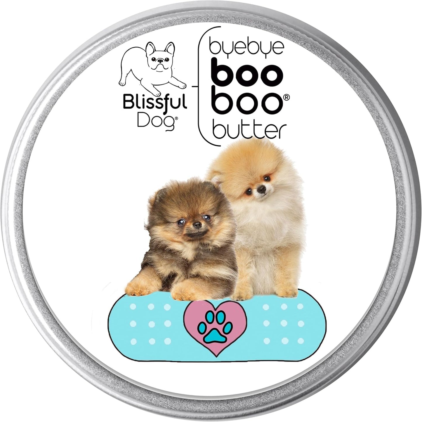The Blissful Dog 4 oz TIN Pomeranian Booboo Butter