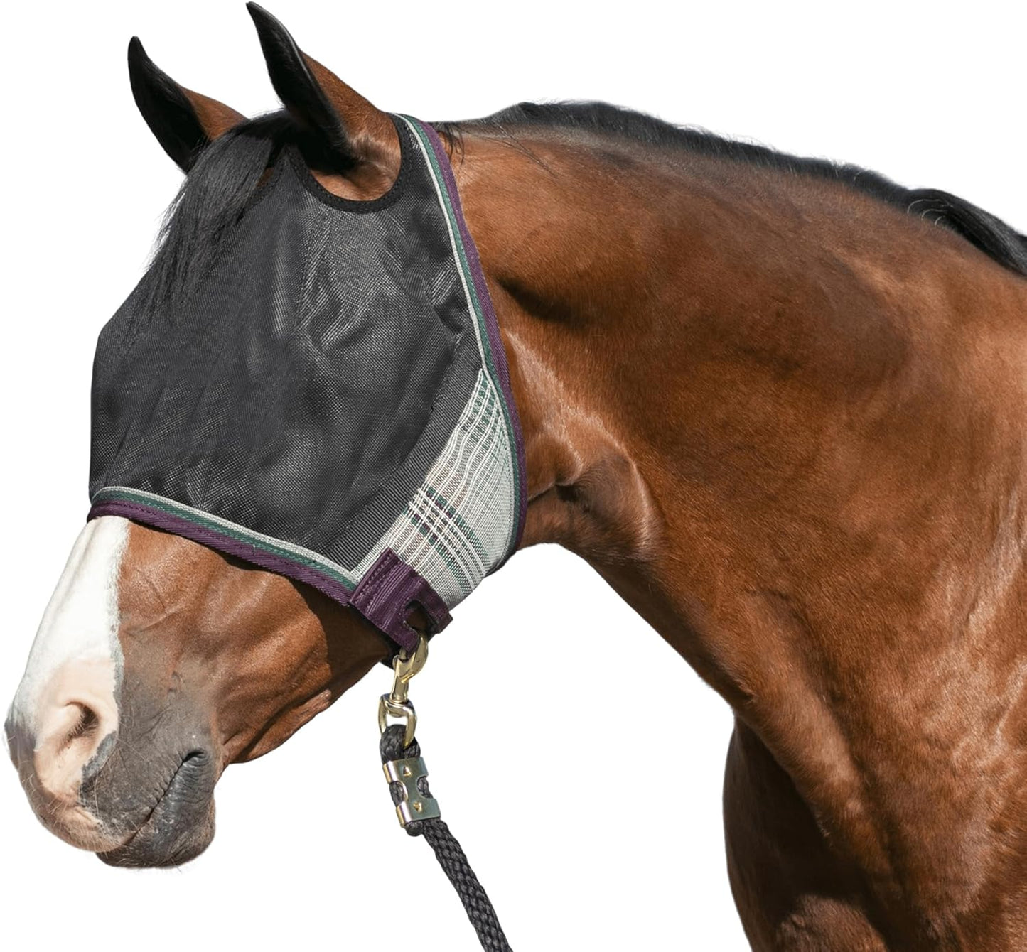Kensington 90% UV Fly Mask CatchMask UViator - Without Ears & Forelock Freedom Web Trim Size: Medium Color: 2019 - Imperial Jade