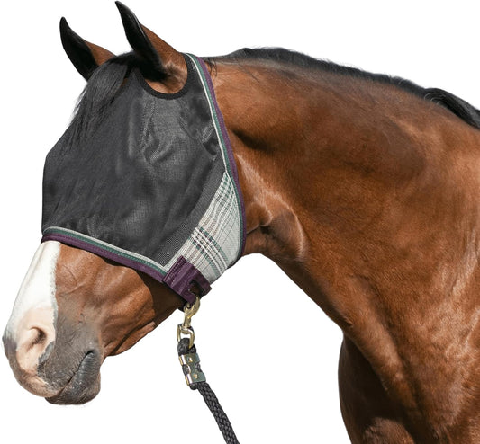 Kensington 90% UV Fly Mask CatchMask UViator - Without Ears & Forelock Freedom Web Trim Size: L-Avg Color: 2019 - Imperial Jade