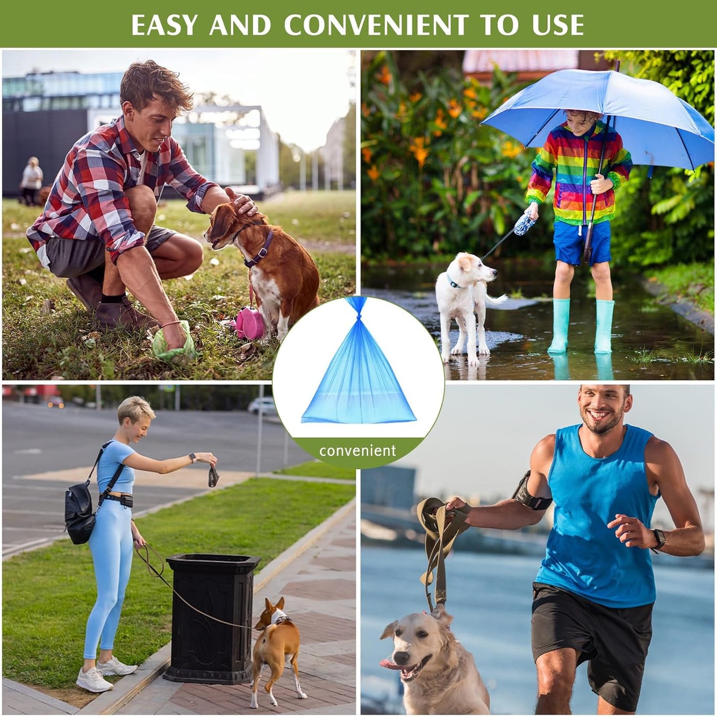 Sherr 20 Boxed Rolls 4000 Counts Dog Poop Bags Bulk Leak Proof Dog Waste Bags Universal Pet Doggy Waste Poop Box for Puppy Pets Outdoor Walking and Travel, 20 Rolls of 200(Blue)