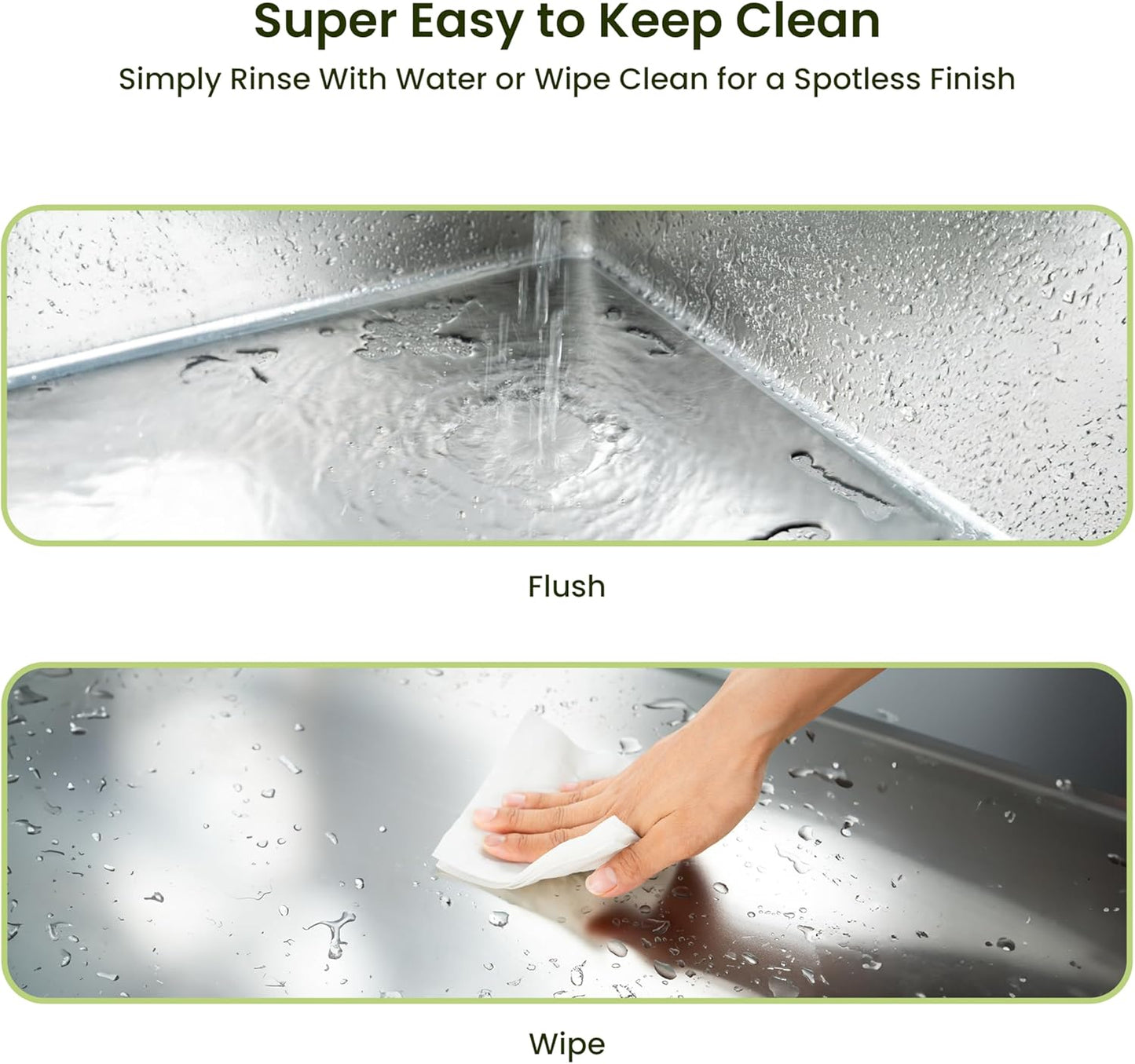 Cattasaurus Stainless Steel XL Cat Litter Box with Lid for Large Cats Up to 40lbs, Removable Kitty Litter Box Enclosure, Top Entry Litter Box, Durable Scoop & Pedal (Stainless Steel - Only Base)