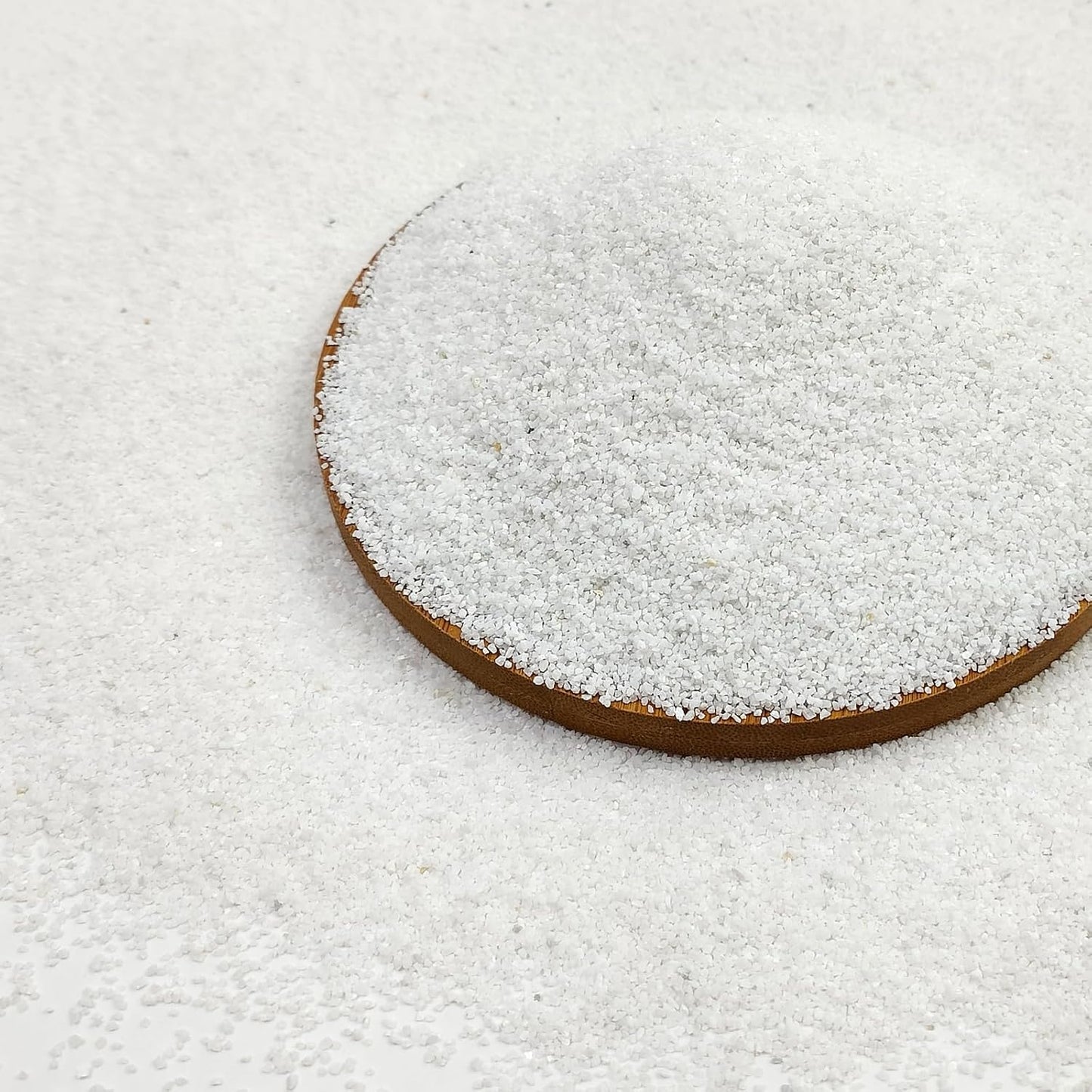 10 lbs Aquarium White Sand, 0.8-2mm Coarse Sand. Small Gravel for Fish Tank, Succulent Plants Potted, Paintings, Fire Pits, Candle, Vase Filler and Crafts