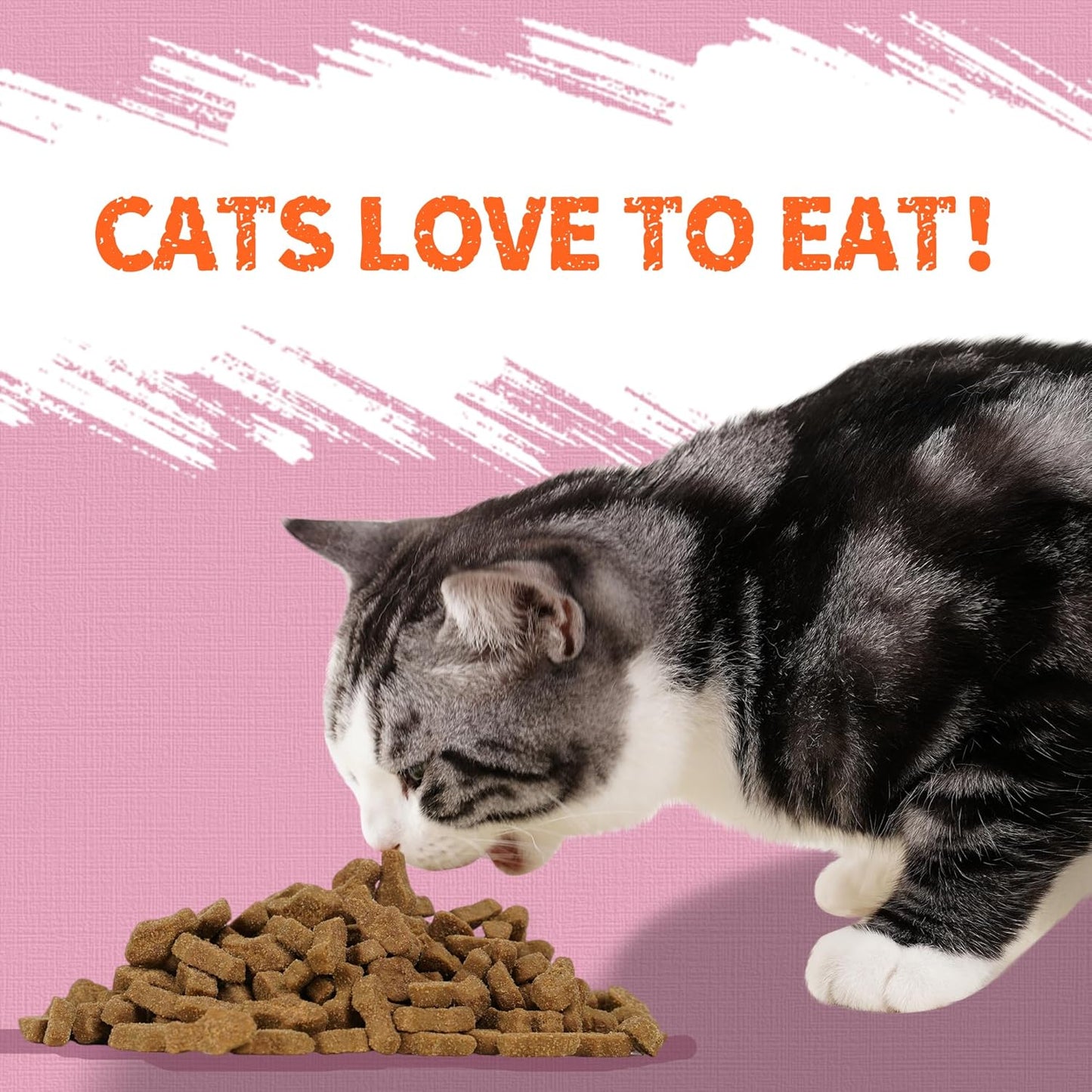 Just Try 16 OZ Shrimp Cat Treats - Grain Free, Crunchy Cat Snacks with Real Shrimp & Krill Oil for Cats, Omega-3 for Skin & Coat, Training Treats