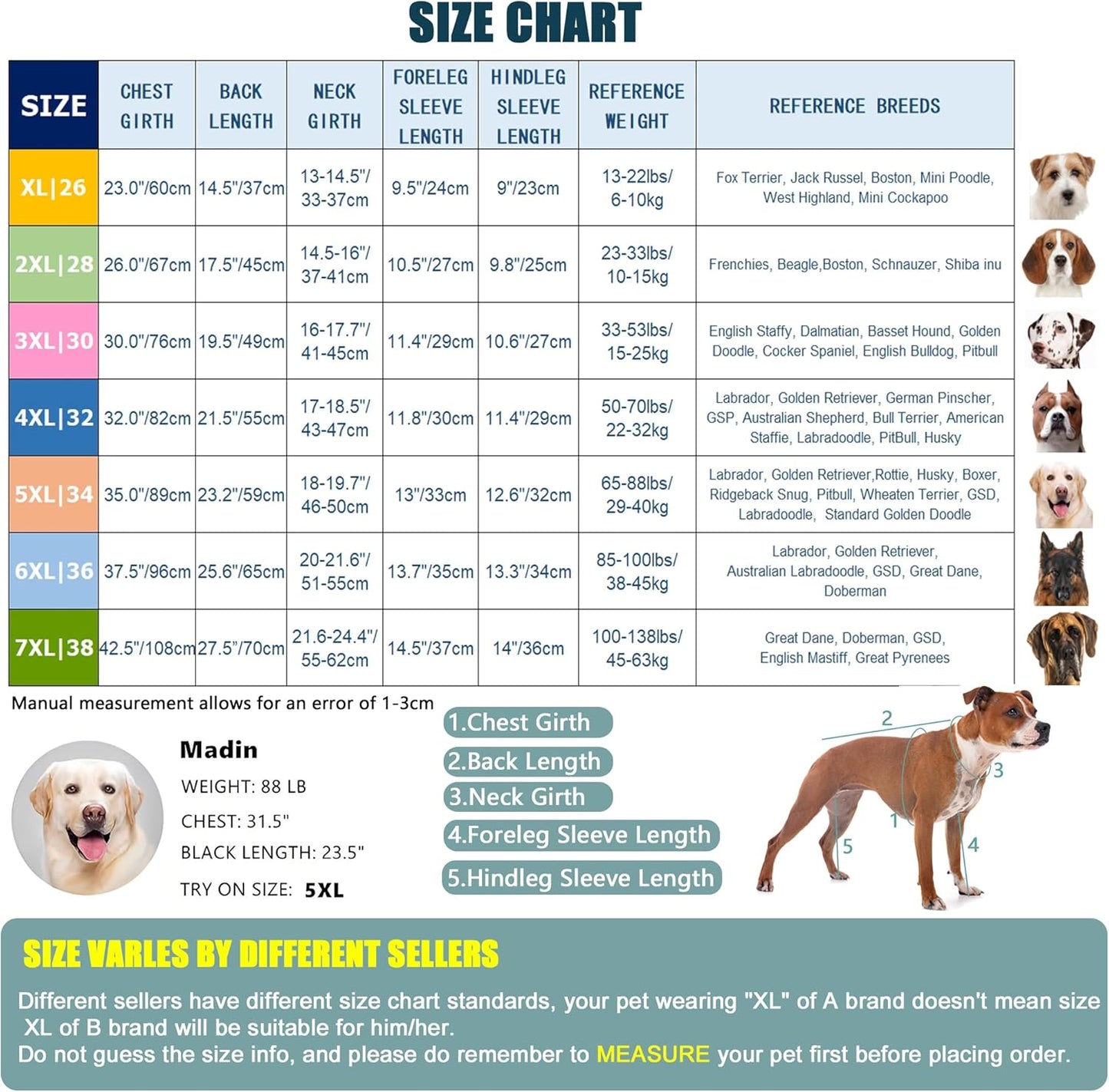 Yeapeeto Dog Onesie Surgery Recovery Suit for Large Medium Bodysuit Dogs Pajamas PJS Full Body for Shedding, Prevent Licking, Wound Protection, Cone Alternative(6XL,Dark Grey)