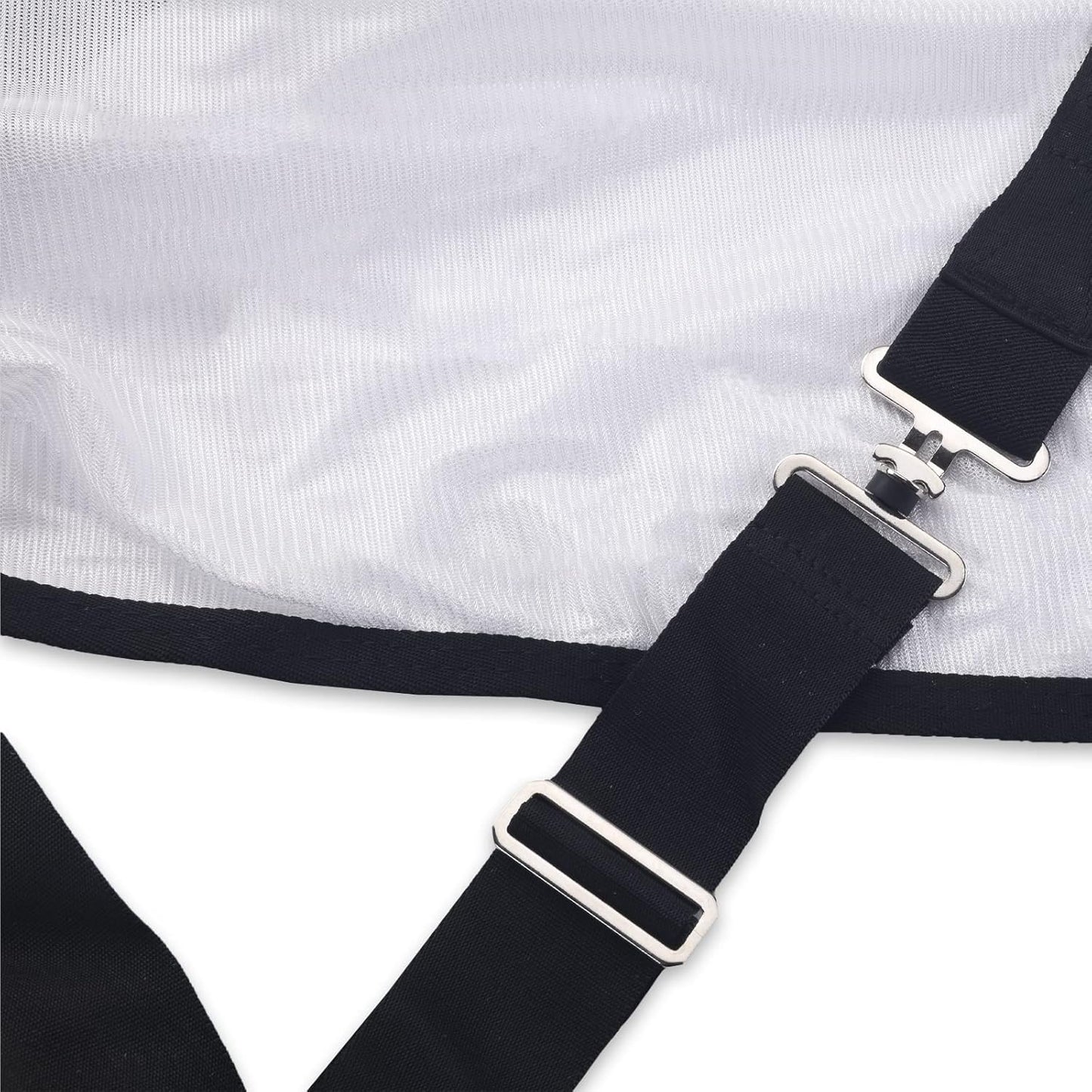 Comfy Mesh Horse Fly Sheet Equine Summer Sheets Stand Neck White 66