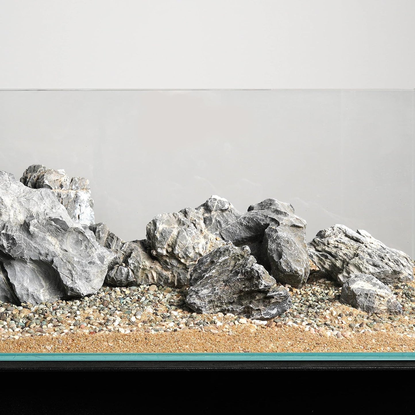 LANDEN Seiryu Stones Natural Rocks for Aquarium, Paludarium, Terrariums, Landscaping Rocks, Aquascaping, 80L (36lbs) 3-11in, Seiryu Stones(3-11inch,36lbs)