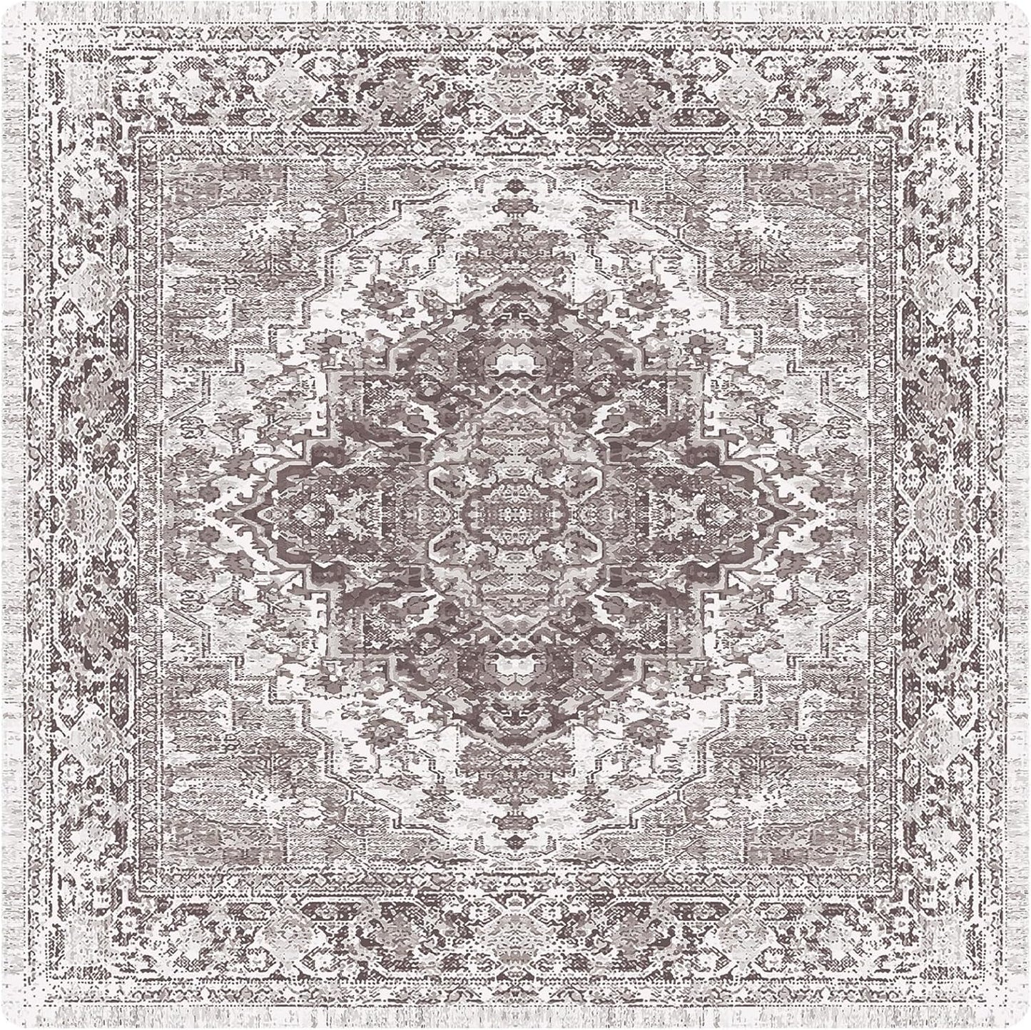 nunubaby 2PACK Washable Pee Pads for Dogs, Stylish, Non-Slip and Leak-Proof Pee Pads. Reusable Potty Pads for Dogs for Crates and Floors.(Brown/Geo, 72" x72")