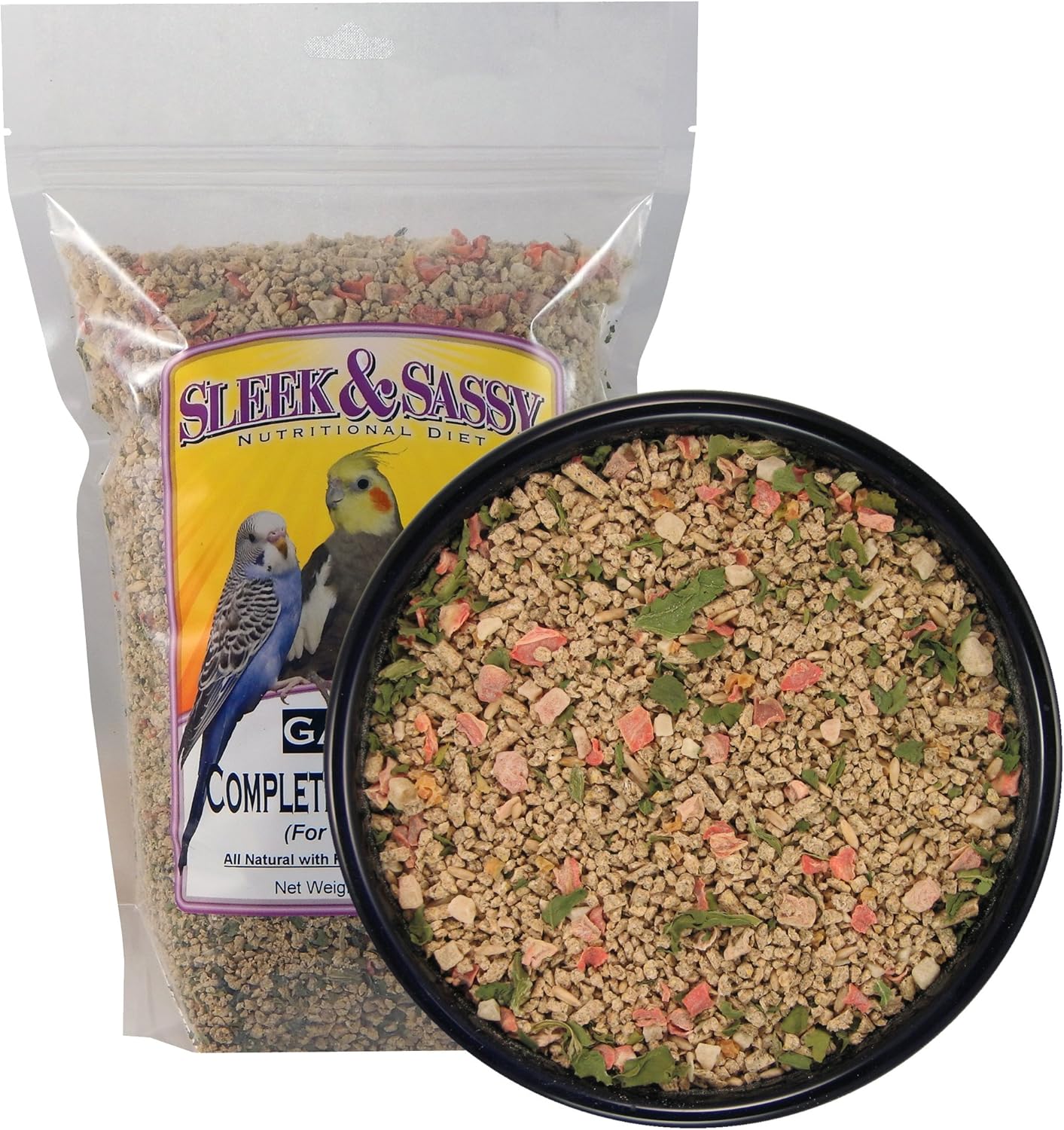 SLEEK & SASSY Garden Complete Crumble Small Bird Food (2 lbs.)